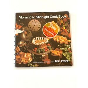 Morning to Midnight CookBook Aunt Jemima Recipes Published 1969- vintage recipes